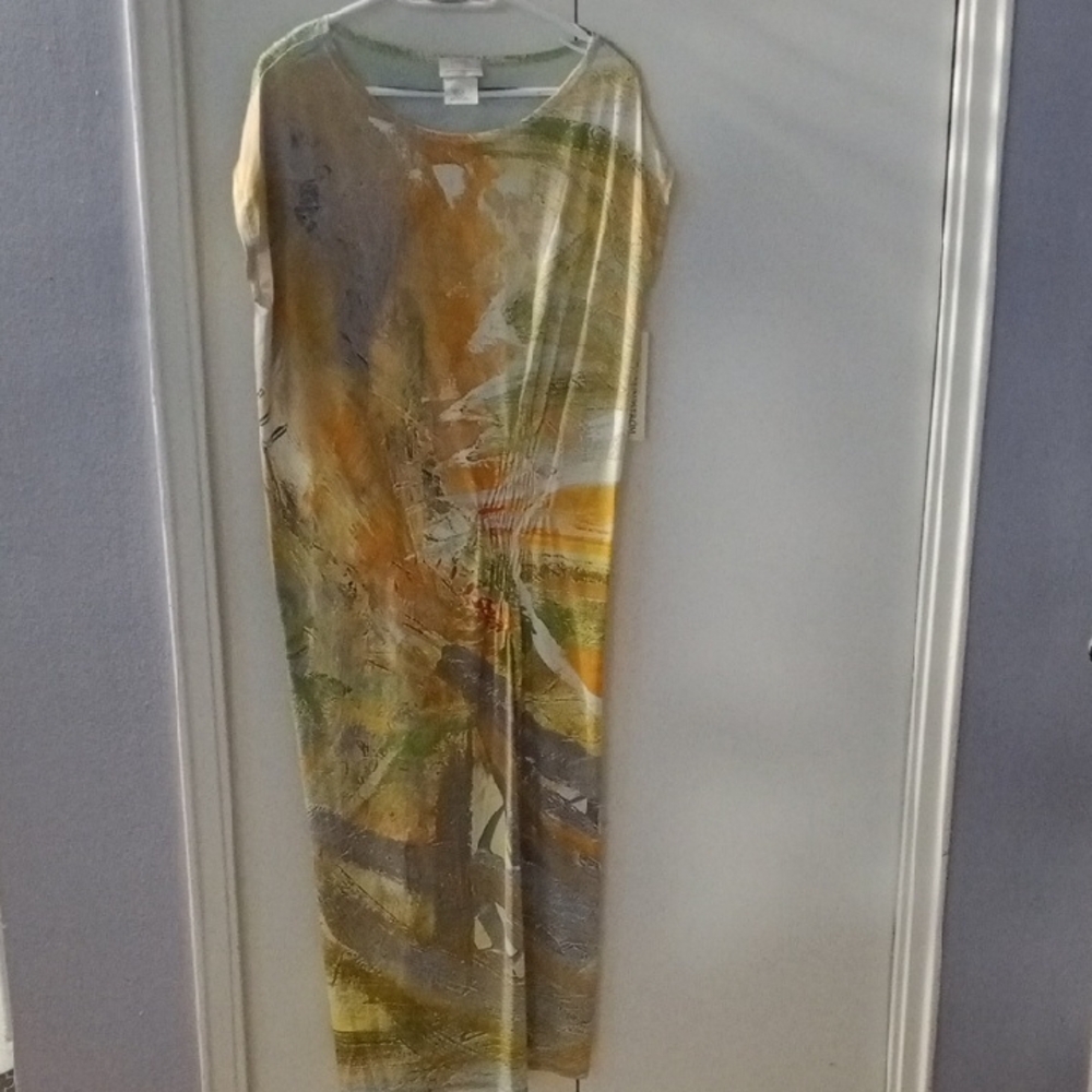 Vibrant Abstract Maxi Dress
